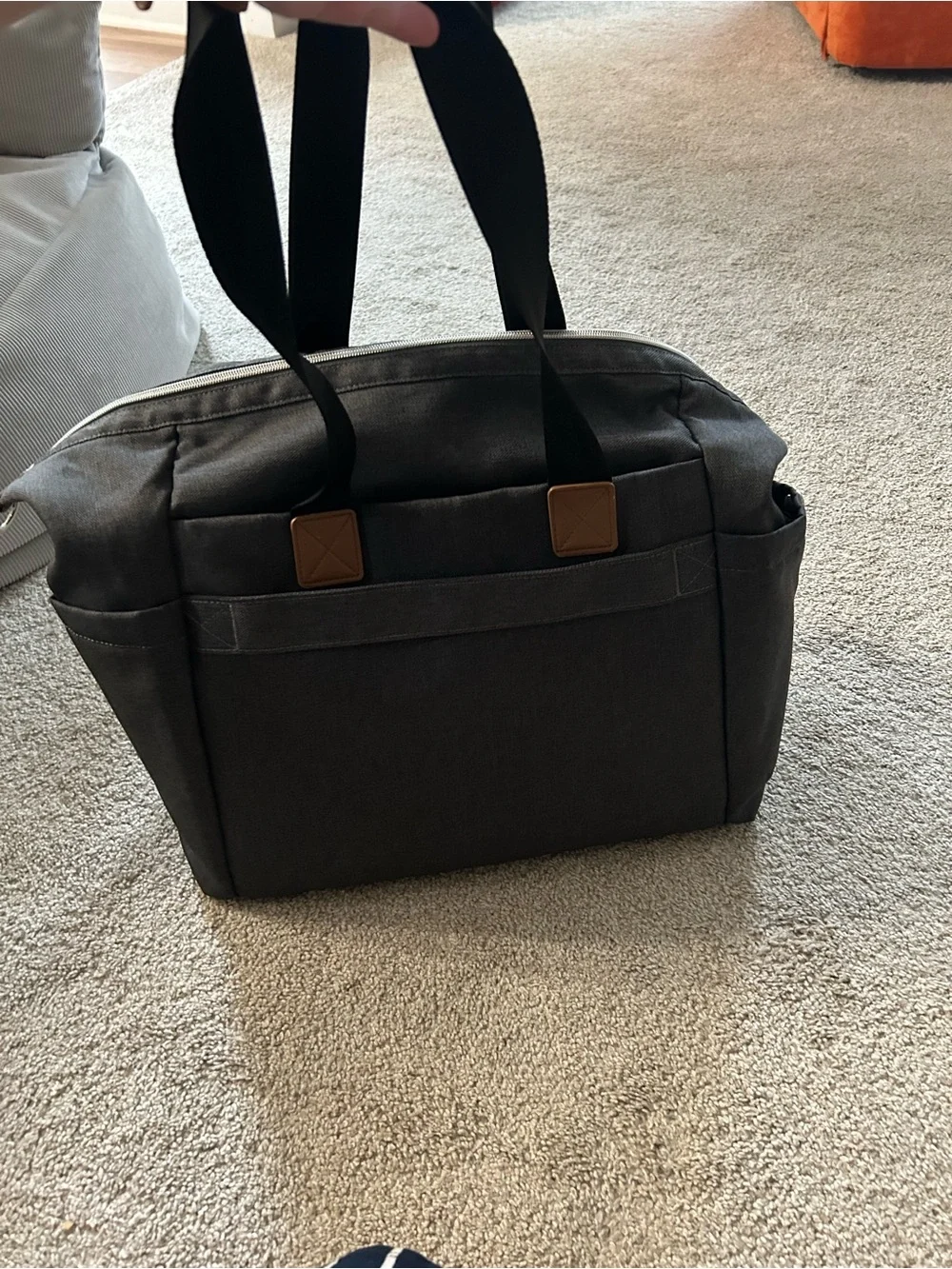 Dikaslon Gray Diaper Bag